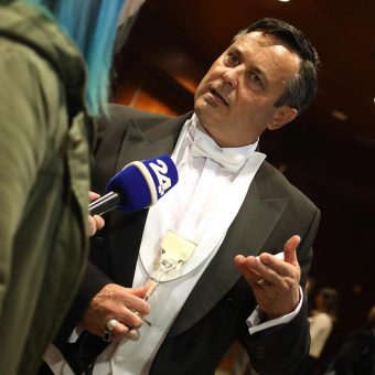 Franc Petrič v podobi Jerneja Kuntnerja na POP TV